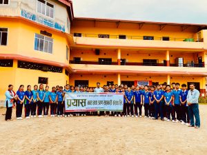 प्रयास साकोसद्दारा नवरत्तन मा.वि का विद्यार्थीहरूलाई वित्तीय साक्षरता प्रदान