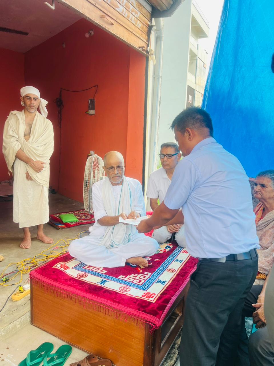 श्रद्धाञ्जली तथा राहत रकम हस्तान्तरण कार्यक्रम ।